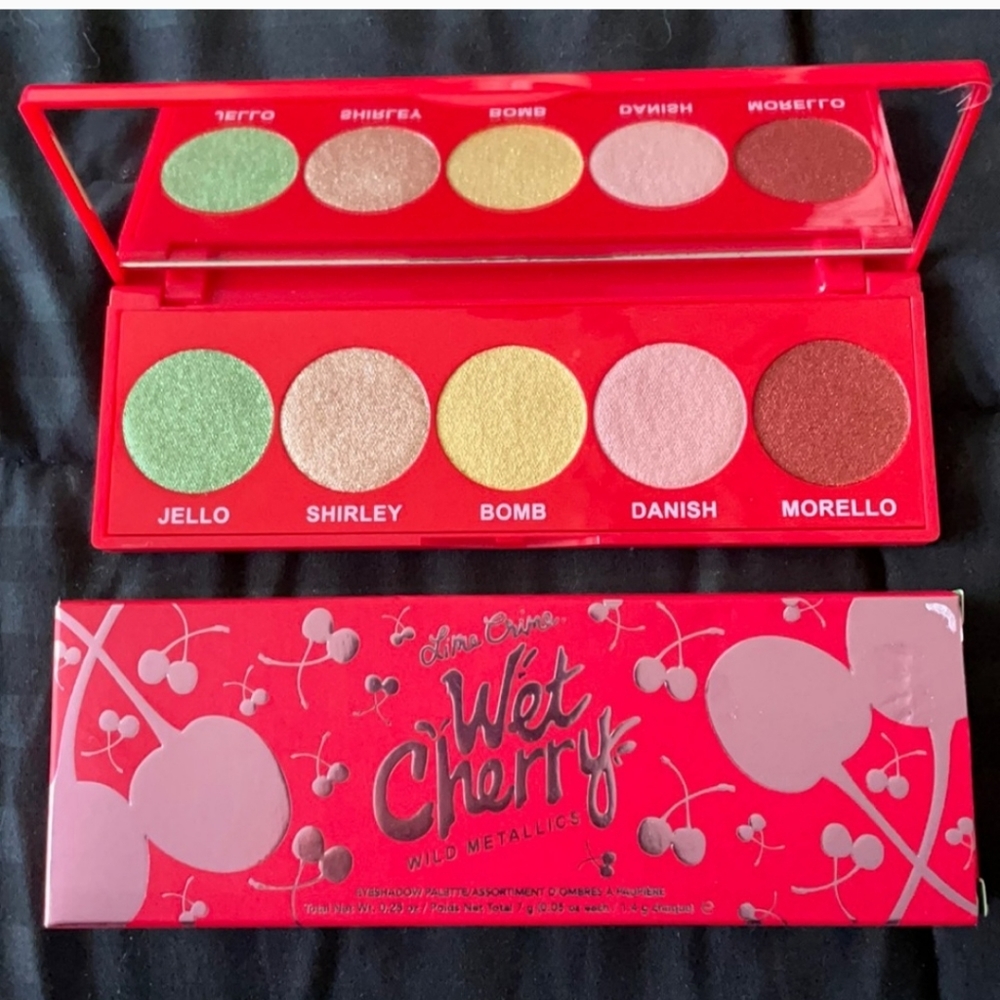 LIME CRIME WET CHERRY WILD METALLICS